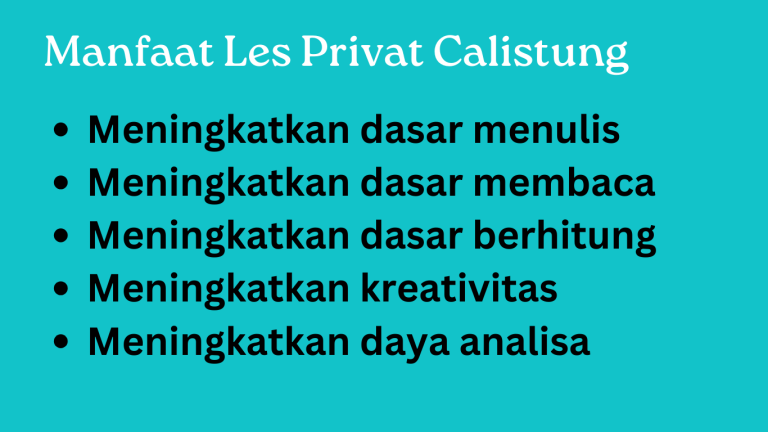bimbel les privat paud tk calistung magetan madiun ngawi